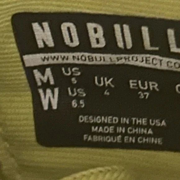 NOBULL Vibrant Yellow Trainers - Picture 8 of 8